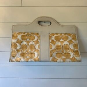 Coach Raffia Handbag Limited Edition